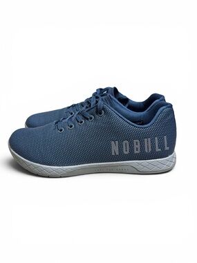 NOBULL Women Trainer Superfabric Lace Up Sneaker Dark Denim Blue Gray W 11.5 M10